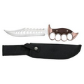 Professional Hunting & Survival Knife with Finger Grip